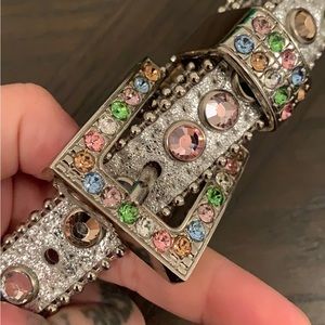 INSANE STUNNING B.B. Simon Rhinestone Swarovski belt. 34